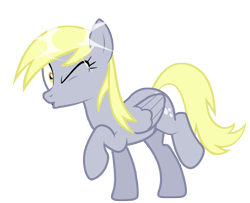 Size: 8600x7000 | Tagged: safe, artist:tardifice, imported from derpibooru, derpy hooves, pegasus, pony, rock solid friendship, absurd resolution, abuse, background pony, derpybuse, female, mare, one eye closed, shrunken pupils, simple background, solo, transparent background, vector