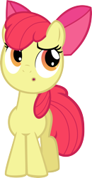 Size: 1554x3000 | Tagged: safe, artist:chinch335, imported from derpibooru, apple bloom, earth pony, pony, the return of harmony, female, filly, high res, simple background, solo, transparent background, vector