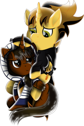 Size: 2252x3355 | Tagged: safe, artist:lincolnbrewsterfan, imported from derpibooru, oc, oc:killer epic, oc:nocturnal vision, alicorn, pony, .svg available, alicorn oc, belt, big eyes, clothes, colored wings, cross, cross necklace, cute, cuternal vision, drawstrings, duo, ear hold, electric guitar, fallout equestria oc, female, fire, folded wings, friendcest, friendshipping, gradient wings, guitar, gun, hair, handgun, happy, heart, high res, holly, hood, hoodie, hoof around neck, hoof heart, hoof on head, horn, inkscape, jacket, jewelry, killervision, leather jacket, lincoln brewster, looking at each other, looking down, looking up, male, male alicorn, male alicorn oc, male and female, mare, movie accurate, musical instrument, necklace, nocturnal vision's striped hoodie, oc x oc, ocbetes, pistol, ponies riding ponies, ponified, ponified music artist, puppy dog eyes, raised hoof, realistic mane, revolver, riding, riding a pony, security belt, shading, shipping, simple background, smiling, smiling at each other, sparkles, stallion, stallion oc, straight, striped hoodie, style emulation, svg, tail, tail wrap, transparent background, two toned mane, two toned tail, vector, weapon, wings, zipper