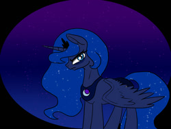 Size: 1000x750 | Tagged: safe, artist:slamjam, imported from derpibooru, princess luna, pony, solo