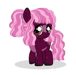 Size: 1987x1944 | Tagged: safe, artist:queenderpyturtle, imported from derpibooru, oc, oc only, oc:cherry blossom, earth pony, pony, female, filly, simple background, solo, white background