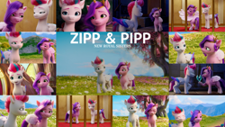 Size: 1280x721 | Tagged: safe, edit, edited screencap, editor:quoterific, imported from derpibooru, screencap, pipp petals, zipp storm, pegasus, pony, spoiler:my little pony: a new generation, duo, duo female, female, g5, jail, mare, my little pony: a new generation, siblings, sisters