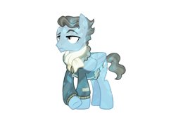 Size: 2388x1668 | Tagged: safe, artist:magoconut, edit, edited screencap, imported from derpibooru, screencap, wind rider, crystal pony, pegasus, pony, folded wings, full body, lidded eyes, male, raised eyebrow, simple background, solo, stallion, standing, transparent background, wings