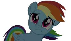 Size: 1280x749 | Tagged: safe, artist:benpictures1, imported from derpibooru, rainbow dash, pegasus, my little pony: the movie, cute, dashabetes, female, frown, inkscape, mare, simple background, solo, transparent background, vector