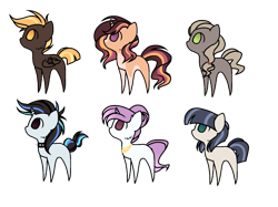 Size: 1005x752 | Tagged: safe, artist:enifersuch, imported from derpibooru, oc, oc only, earth pony, pegasus, pony, unicorn, base used, earth pony oc, horn, pegasus oc, simple background, solo, transparent background, unicorn oc, wings