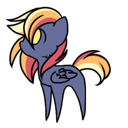 Size: 320x320 | Tagged: safe, artist:enifersuch, imported from derpibooru, oc, oc only, pegasus, pony, base used, offspring, parent:rainbow dash, parent:soarin', parents:soarindash, pegasus oc, simple background, solo, transparent background, wings