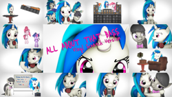 Size: 1280x720 | Tagged: safe, artist:vocalscorepony, edit, editor:quoterific, imported from derpibooru, dj pon-3, octavia melody, pinkie pie, rainbow dash, twilight sparkle, vinyl scratch, alicorn, earth pony, pegasus, pony, unicorn, 3d, ^^, all about that bass, cello, eyes closed, female, hug, mare, musical instrument, open mouth, open smile, pmv, smiling, source filmmaker, twilight sparkle (alicorn)