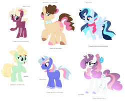 Size: 1500x1206 | Tagged: safe, artist:tragedy-kaz, imported from derpibooru, oc, oc only, pegasus, pony, unicorn, base used, bedroom eyes, crack ship offspring, eyelashes, female, horn, magical lesbian spawn, male, mare, offspring, parent:applejack, parent:fleetfoot, parent:fleur-de-lis, parent:fluttershy, parent:frazzle rock, parent:hoops, parent:minuette, parent:pinkie pie, parent:rainbow dash, parent:rarity, parent:shining armor, parent:twilight sparkle, parents:fleurity, pegasus oc, simple background, stallion, transparent background, unicorn oc, wings