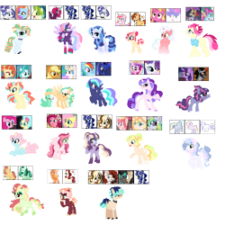 Size: 3000x3000 | Tagged: safe, artist:selenaede, artist:tragedy-kaz, imported from derpibooru, applejack, blue bobbin, fire flare, fluttershy, gloriosa daisy, king sombra, lighthoof, luster dawn, pinkie pie, pistachio, princess cadance, princess celestia, princess flurry heart, princess luna, princess skystar, rainbow dash, rarity, sassy saddles, shimmy shake, sunburst, tempest shadow, twilight sparkle, oc, alicorn, hybrid, pegasus, pony, equestria girls, legend of everfree, my little pony: the movie, base used, eyelashes, female, high res, interspecies offspring, magical lesbian spawn, magical threesome spawn, male, mare, multiple parents, offspring, parent:applejack, parent:blue bobbin, parent:fire flare, parent:fluttershy, parent:gloriosa daisy, parent:lighthoof, parent:luster dawn, parent:pinkie pie, parent:pistachio, parent:princess cadance, parent:princess celestia, parent:princess flurry heart, parent:princess luna, parent:princess skystar, parent:rainbow dash, parent:rarity, parent:sassy saddles, parent:shimmy shake, parent:sunburst, parent:tempest shadow, parent:twilight sparkle, parents:lunadash, parents:oc x oc, parents:raridance, parents:shimmyhoof, parents:skypie, parents:twiburst, prosthetic horn, prosthetics, screencap reference, simple background, stallion, transparent background, twilight sparkle (alicorn)