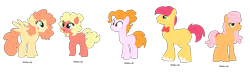 Size: 2000x575 | Tagged: safe, artist:tragedy-kaz, imported from derpibooru, oc, oc only, earth pony, pegasus, pony, base used, bowtie, eyelashes, female, frown, magical lesbian spawn, male, mare, offspring, parent:applejack, parent:pinkie pie, parents:applepie, pegasus oc, raised hoof, simple background, stallion, transparent background, wings