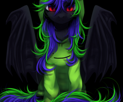 Size: 2000x1653 | Tagged: safe, artist:avrameow, imported from derpibooru, oc, oc only, oc:flysoul dragon, bat pony, pony, bat pony oc, solo