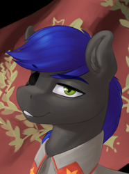 Size: 2496x3360 | Tagged: safe, alternate version, artist:kelkessel, imported from derpibooru, oc, oc only, pony, equestria at war mod, bust, clothes, high res, military uniform, portrait, solo, uniform
