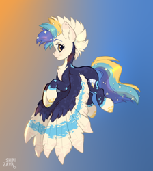 Size: 1588x1770 | Tagged: safe, artist:shinizavr, imported from derpibooru, oc, pegasus, pony, sketch, solo