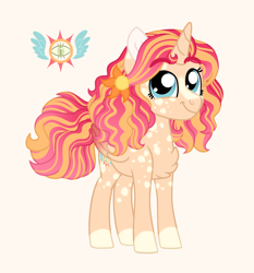 Size: 2232x2391 | Tagged: safe, artist:queenderpyturtle, imported from derpibooru, oc, oc:prominence, alicorn, pony, female, high res, mare, offspring, parent:princess celestia, parent:sunburst, parents:celestiburst, solo