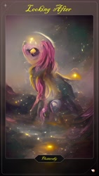 Size: 1080x1920 | Tagged: safe, imported from twibooru, fluttershy, image, needs more jpeg, wombo art