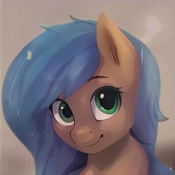 Size: 1024x1024 | Tagged: safe, imported from derpibooru, pony, ai content, ai generated, generator:thisponydoesnotexist, green eyes, solo