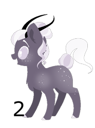 Size: 385x520 | Tagged: safe, artist:enifersuch, imported from derpibooru, oc, oc only, pony, base used, female, horns, mare, simple background, solo, transparent background