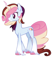 Size: 2146x2399 | Tagged: safe, artist:khimi-chan, imported from derpibooru, oc, oc only, oc:neigh-apolitan, pony, unicorn, female, heart eyes, high res, mare, simple background, smiling, solo, transparent background, unshorn fetlocks, wingding eyes