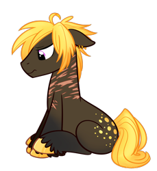 Size: 1546x1691 | Tagged: safe, artist:khimi-chan, imported from derpibooru, oc, oc only, earth pony, pony, earth pony oc, grumpy, hoof polish, male, simple background, sitting, stallion, transparent background