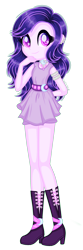 Size: 888x2664 | Tagged: safe, artist:fantarianna, imported from derpibooru, oc, oc only, equestria girls, boots, clothes, equestria girls-ified, eyelashes, female, hand on hip, high heel boots, shoes, simple background, skirt, smiling, solo, transparent background