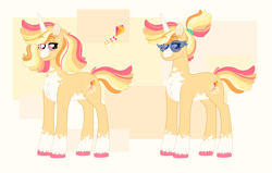 Size: 5000x3184 | Tagged: safe, artist:queenderpyturtle, imported from derpibooru, oc, oc:sarsaparilla sassafras, pony, unicorn, female, mare, solo, sunglasses