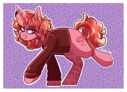 Size: 2048x1487 | Tagged: safe, artist:lrusu, imported from derpibooru, oc, oc only, pony, unicorn, solo