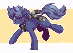 Size: 2048x1472 | Tagged: safe, artist:lrusu, imported from derpibooru, oc, oc only, pony, unicorn, solo