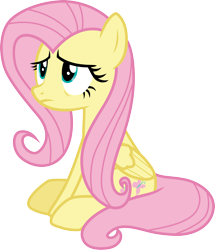 Size: 3000x3493 | Tagged: safe, artist:cloudy glow, imported from derpibooru, fluttershy, pegasus, pony, school raze, season 8, .ai available, female, high res, mare, simple background, sitting, solo, transparent background, vector