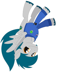 Size: 1908x2382 | Tagged: safe, artist:dyonys, imported from derpibooru, oc, oc only, oc:kafr, pegasus, derpibooru community collaboration, 2022 community collab, clothes, flying, hoodie, male, simple background, smiling, solo, stallion, transparent background, unshorn fetlocks