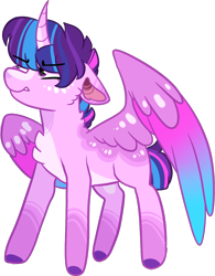 Size: 1000x1280 | Tagged: safe, artist:moccabliss, imported from derpibooru, oc, oc:starburst shine, alicorn, pony, female, mare, offspring, parent:flash sentry, parent:twilight sparkle, parents:flashlight, simple background, solo, transparent background