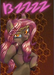 Size: 1580x2160 | Tagged: safe, artist:zlatdesign, imported from derpibooru, honeycomb, oc, earth pony, pony, bipedal, earth pony oc, solo