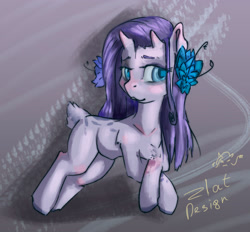 Size: 1455x1353 | Tagged: safe, artist:zlatdesign, imported from derpibooru, oc, earth pony, cute, flower, flower in hair, horns