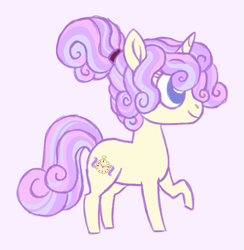 Size: 1717x1759 | Tagged: safe, artist:queenderpyturtle, imported from derpibooru, oc, oc:charity caritas, pony, unicorn, chibi, female, mare, simple background, solo