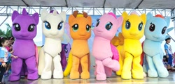 Size: 600x291 | Tagged: safe, imported from derpibooru, applejack, fluttershy, pinkie pie, rainbow dash, rarity, twilight sparkle, irl, mane six, manila, philippines, photo