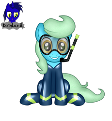 Size: 3840x4154 | Tagged: safe, artist:damlanil, imported from derpibooru, oc, oc only, oc:sea glow, pegasus, pony, derpibooru community collaboration, 2022 community collab, catsuit, clothes, commission, dive mask, goggles, latex, latex suit, male, rubber, scuba gear, shiny, show accurate, simple background, solo, stallion, suit, transparent background, vector, wetsuit