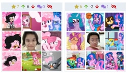 Size: 672x392 | Tagged: safe, artist:muhammad yunus, artist:徐詩珮, imported from ponybooru, oc, oc:annisa trihapsari, oc:hsu amity, alicorn, earth pony, human, pegasus, pony, unicorn, art vs artist, female, irl, irl human, mare, photo