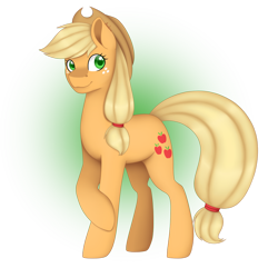 Size: 1280x1280 | Tagged: safe, artist:bloodyartwork, imported from derpibooru, applejack, earth pony, pony, crossed hooves, female, mare, signature, simple background, smiling, solo, transparent background