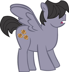 Size: 578x599 | Tagged: safe, artist:thebosscamacho, imported from derpibooru, quarterback, pegasus, sonic rainboom (episode), simple background, solo, transparent background, vector