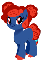 Size: 439x613 | Tagged: safe, artist:khimi-chan, imported from derpibooru, oc, oc only, earth pony, pony, colored hooves, earth pony oc, eyelashes, female, mare, simple background, smiling, solo, white background