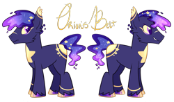 Size: 1931x1133 | Tagged: safe, artist:khimi-chan, imported from derpibooru, oc, oc only, earth pony, pony, duo, earth pony oc, ethereal mane, male, simple background, stallion, starry mane, transparent background