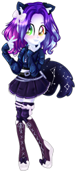 Size: 500x1116 | Tagged: safe, artist:gihhbloonde, imported from derpibooru, oc, oc only, equestria girls, base used, clothes, female, heterochromia, high heels, shoes, simple background, skirt, smiling, solo, transparent background