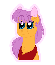 Size: 1266x1484 | Tagged: safe, artist:queenderpyturtle, imported from derpibooru, oc, oc:apple crisp, earth pony, pony, bust, female, mare, portrait, simple background, solo, transparent background