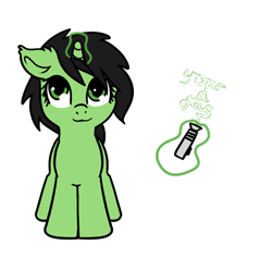 Size: 863x853 | Tagged: safe, alternate version, artist:neuro, oc, oc only, oc:filly anon, pony, unicorn, female, filly, lightsaber, looking at you, magic, simple background, solo, star wars, telekinesis, transparent background, vulgar, weapon