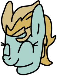 Size: 660x880 | Tagged: safe, artist:jadeharmony, imported from derpibooru, oc, oc only, oc:jasper (ice1517), pegasus, pony, icey-verse, bust, eyes closed, magical lesbian spawn, male, offspring, parent:lightning dust, parent:limestone pie, parents:limedust, simple background, solo, stallion, trans male, transgender, transparent background