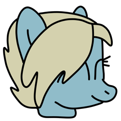 Size: 1000x1000 | Tagged: safe, artist:jadeharmony, imported from derpibooru, oc, oc only, oc:lemon zap, pegasus, pony, icey-verse, bust, eyes closed, female, magical lesbian spawn, mare, offspring, parent:lightning dust, parent:limestone pie, parents:limedust, simple background, solo, transparent background