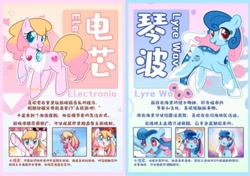 Size: 652x460 | Tagged: safe, imported from derpibooru, oc, oc:electronia, oc:lyre wave, chinese, qingdao brony festival
