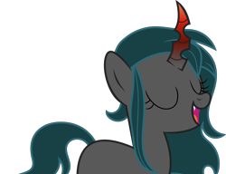 Size: 7415x5693 | Tagged: safe, artist:shootingstarsentry, imported from derpibooru, oc, oc:nightshade (digimonlover101), changepony, hybrid, absurd resolution, female, interspecies offspring, offspring, parent:king sombra, parent:queen chrysalis, parents:chrysombra, simple background, solo, transparent background, vector