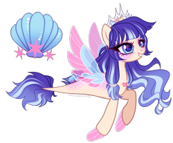 Size: 1739x1440 | Tagged: safe, artist:gihhbloonde, imported from derpibooru, oc, oc only, seapony (g4), magical lesbian spawn, offspring, parent:princess skystar, parent:twilight sparkle, simple background, solo, transparent background