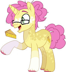 Size: 1328x1439 | Tagged: safe, artist:rickysocks, imported from derpibooru, li'l cheese, pony, unicorn, the last problem, base used, glasses, older, race swap, rule 63, simple background, solo, transparent background