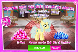 Size: 1037x688 | Tagged: safe, idw, imported from derpibooru, summer van der hoof, earth pony, pony, friends forever, spoiler:comic, advertisement, costs real money, female, gameloft, idw showified, mare, official